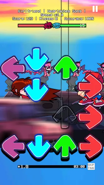 GF Heartbreaker Funk Battle (мод против девушки ФФ) [МОД: Много монет, Открытые уровни и Мега MOD] Screenshot 2
