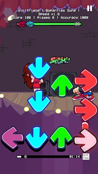 GF Heartbreaker Funk Battle (мод против девушки ФФ) [МОД: Много монет, Открытые уровни и Мега MOD] Screenshot 3
