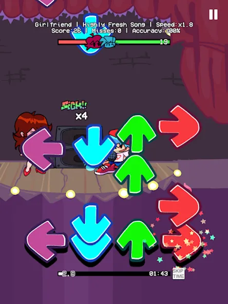GF Heartbreaker Funk Battle (мод против девушки ФФ) [МОД: Много монет, Открытые уровни и Мега MOD] Screenshot 5