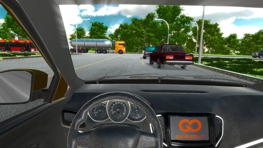 Lada - Russian Car Driving [МОД: Бесконечные деньги, Монеты и Мега MOD] Screenshot 4