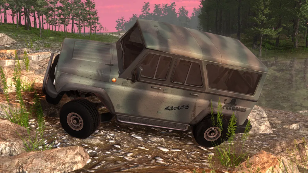 Offroad 4x4 Russian: Uaz Niva (Оффроуд 4х4 Русский) [МОД: Все открыто, Дополнительные деньги и Меню MOD] Screenshot 2