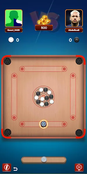 Carrom Board Clash : Pool game (Карром борд пул игра) [МОД: Все открыто, Дополнительные деньги и Меню MOD] Screenshot 1