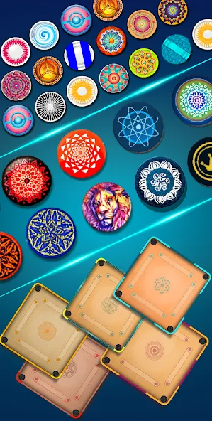 Carrom Board Clash : Pool game (Карром борд пул игра) [МОД: Все открыто, Дополнительные деньги и Меню MOD] Screenshot 5
