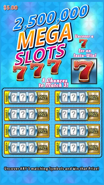 Scratch Off Lottery Casino (Скретч Офф Лотерейное Казино) [МОД: Меню, Бесконечные монеты и Открытые уровни] Screenshot 2