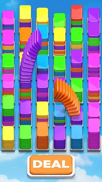 Card Shuffle Sort (Кард Шафл Сорт) [МОД: Много монет, Открытые уровни и Мега MOD] Screenshot 2