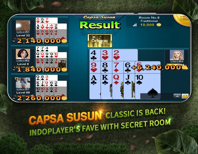 Indoplay-Capsa Domino QQ Poker (Индоплэй) [МОД: Меню, Бесконечные монеты и Открытые уровни] Screenshot 2