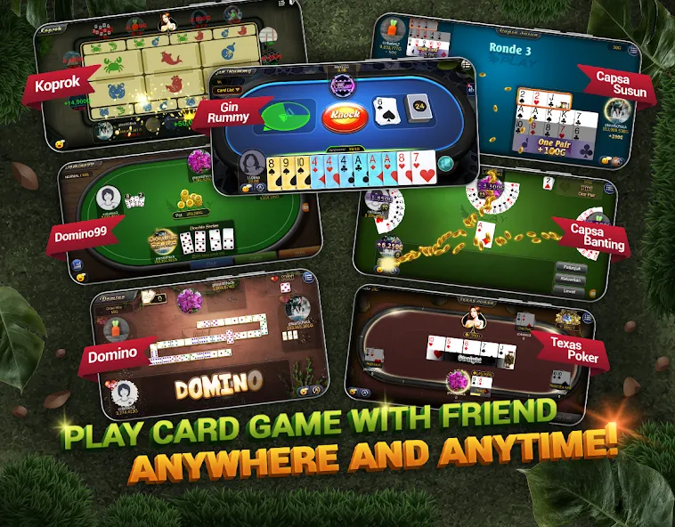 Indoplay-Capsa Domino QQ Poker (Индоплэй) [МОД: Меню, Бесконечные монеты и Открытые уровни] Screenshot 4