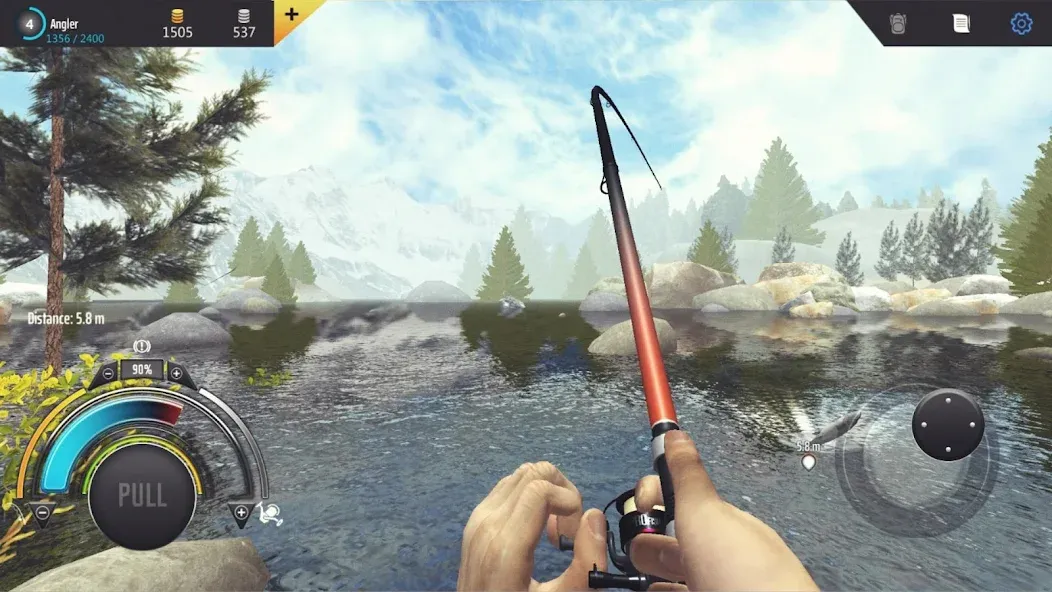 Professional Fishing (Профессиональная рыбалка) [МОД: Все открыто, Дополнительные деньги и Меню MOD] Screenshot 3