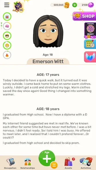 Age Sim: Adventure Living (Риал Лайф) [МОД: Много монет, Открытые уровни и Мега MOD] Screenshot 5