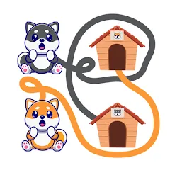 Скачать Dog rush: Draw to save games (Дог раш) [МОД: Бесконечные деньги, Монеты и Мега MOD] | Взлом Dog rush: Draw to save games на Андроид