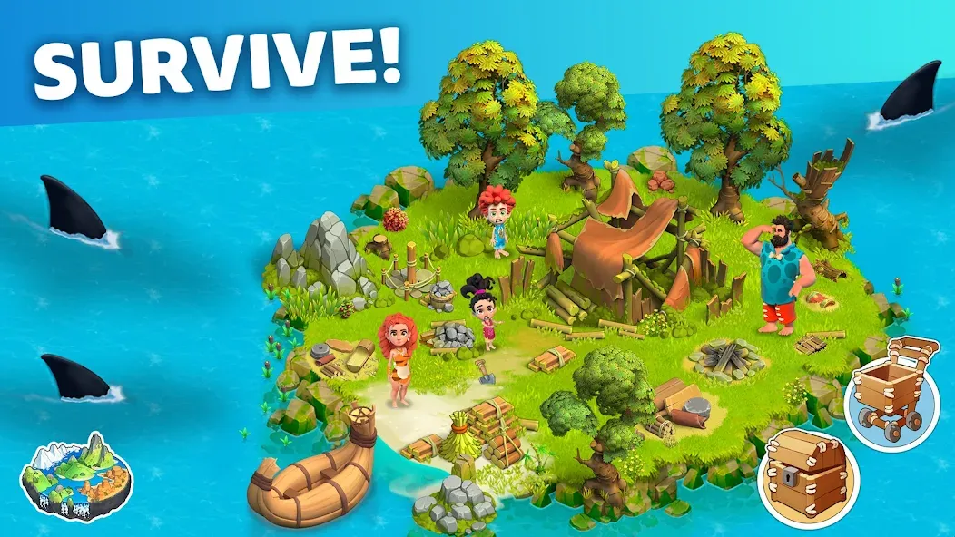 Family Island™ — Farming game (Фэмили Айленд) [МОД: Меню, Бесконечные монеты и Открытые уровни] Screenshot 2