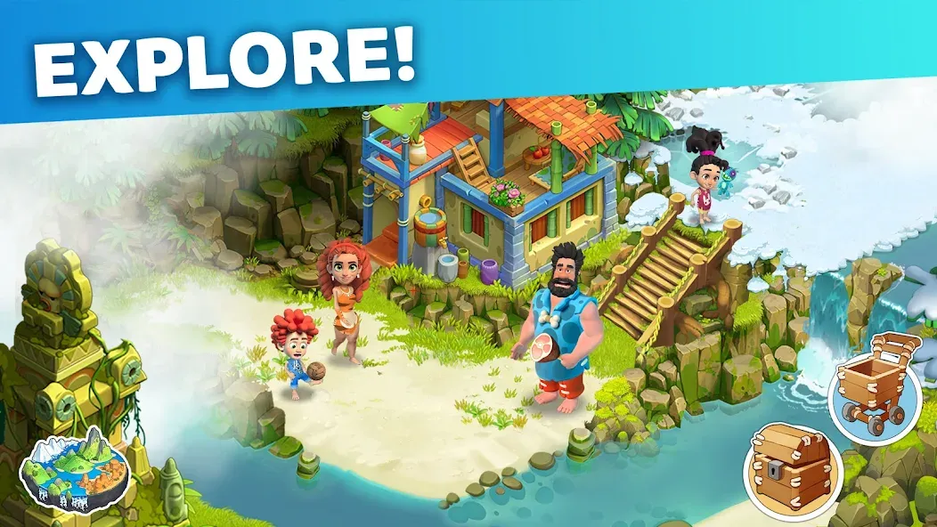 Family Island™ — Farming game (Фэмили Айленд) [МОД: Меню, Бесконечные монеты и Открытые уровни] Screenshot 3