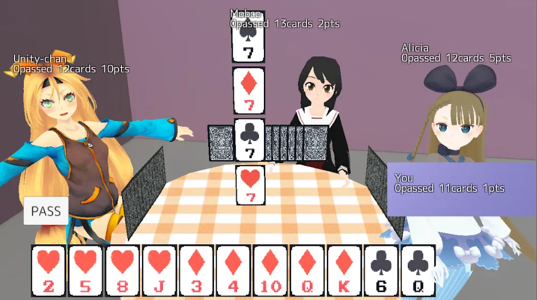 Sevens card game (Севенс карточная игра) [МОД: Деньги, Монеты и Меню MOD] Screenshot 2