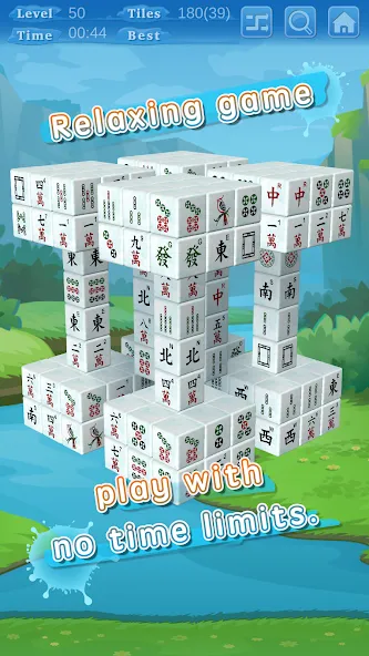 Stacker Mahjong 3D (Стаккер Маджонг 3Д) [МОД: Много денег, Монет и Все открыто] Screenshot 4