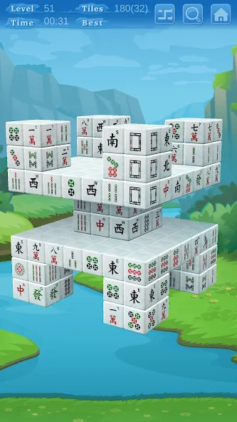 Stacker Mahjong 3D (Стаккер Маджонг 3Д) [МОД: Много денег, Монет и Все открыто] Screenshot 5