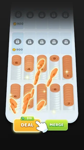 Coin Sort (Коин сорт) [МОД: Много монет, Открытые уровни и Мега MOD] Screenshot 2