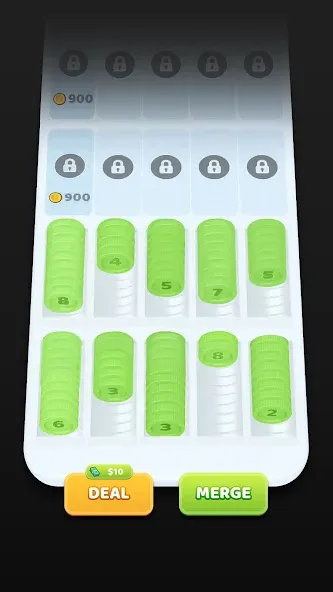 Coin Sort (Коин сорт) [МОД: Много монет, Открытые уровни и Мега MOD] Screenshot 4