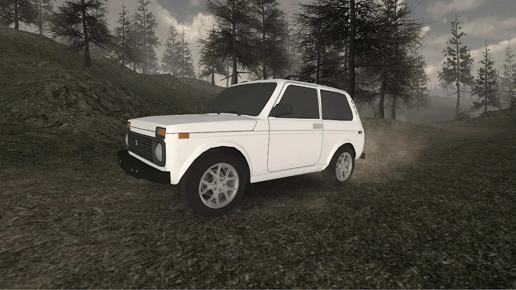 Forest Roads. Niva [МОД: Все открыто, Дополнительные деньги и Меню MOD] Screenshot 1