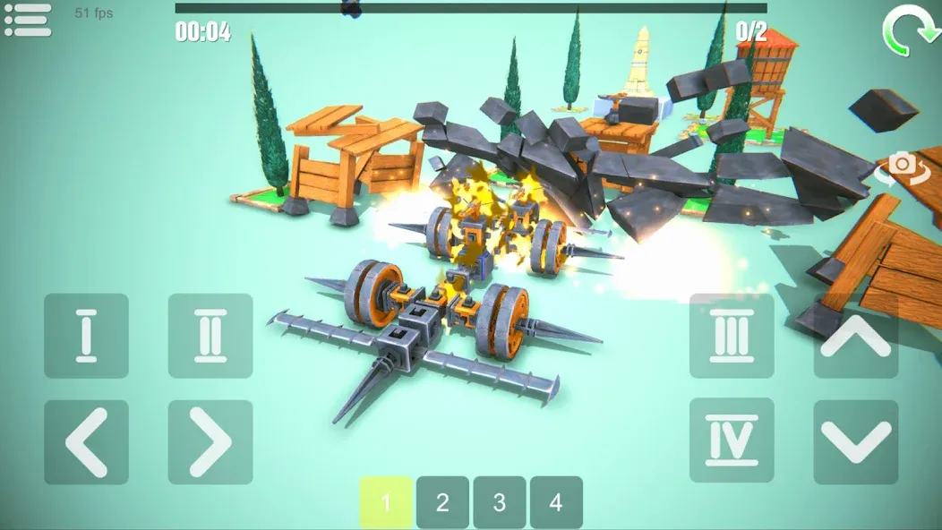 Destroy the world: Sandbox [МОД: Много монет, Открытые уровни и Мега MOD] Screenshot 1