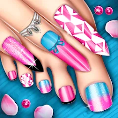 Скачать Nail Art Fashion Salon Game [МОД: Меню, Бесконечные монеты и Открытые уровни] | Взлом Nail Art Fashion Salon Game на Андроид