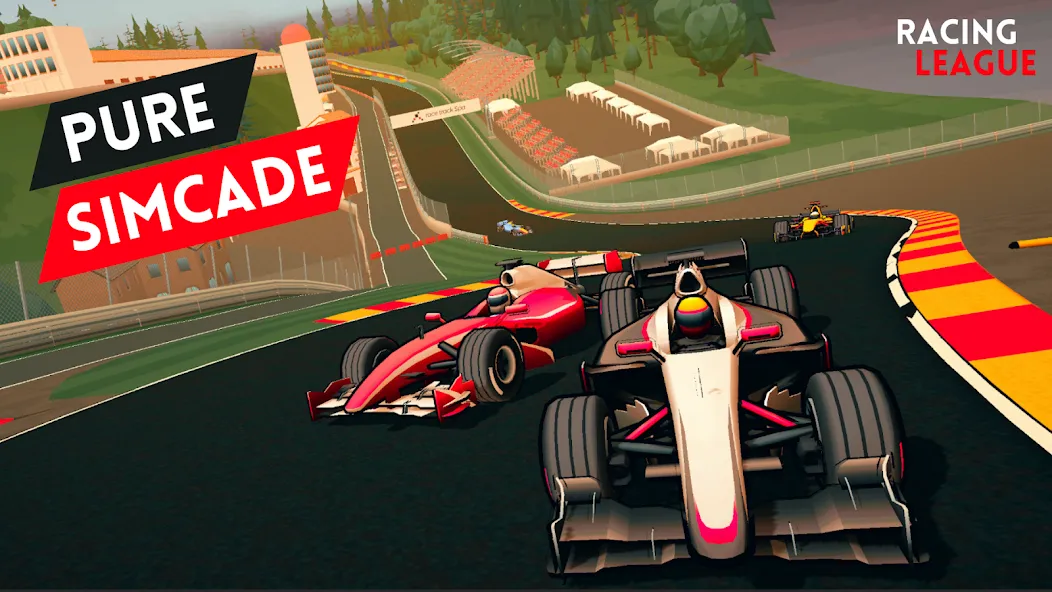 Racing League: 3D Race Offline (Рейсинг Лига) [МОД: Все открыто, Дополнительные деньги и Меню MOD] Screenshot 1