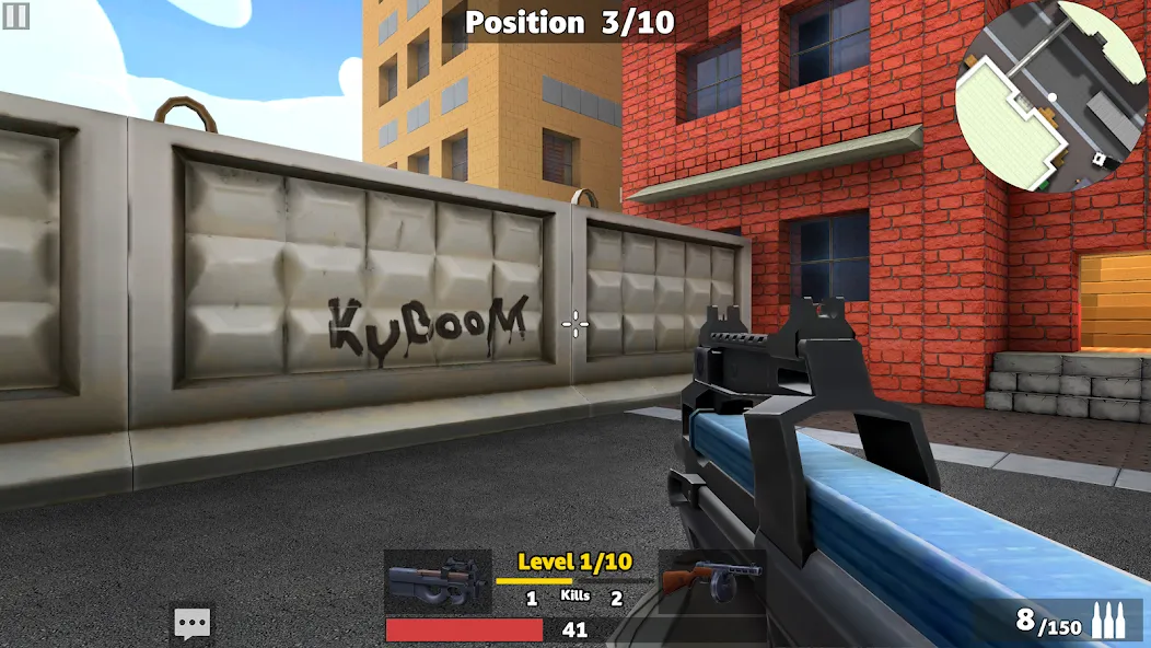KUBOOM 3D: FPS Shooting Games [МОД: Бесконечные деньги, Монеты и Мега MOD] Screenshot 1