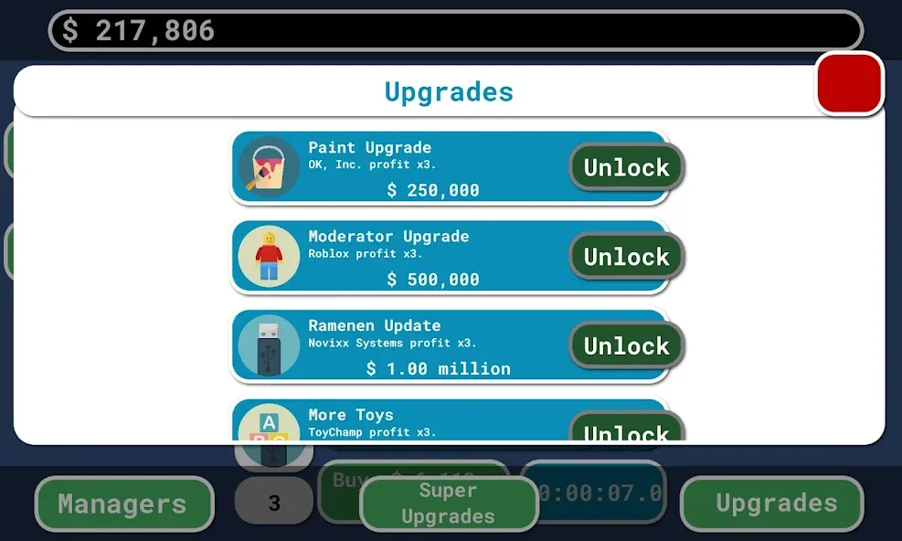 The Ok Clicker (Ди Ок Кликер) [МОД: Много монет, Открытые уровни и Мега MOD] Screenshot 3
