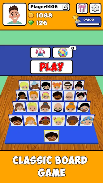 Guess who I am 2 - Board games (Догадайтесь кто я 2) [МОД: Много монет, Открытые уровни и Мега MOD] Screenshot 1
