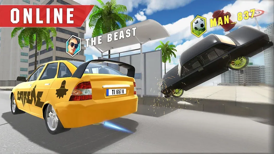 Real Cars Online Racing [МОД: Все открыто, Дополнительные деньги и Меню MOD] Screenshot 2