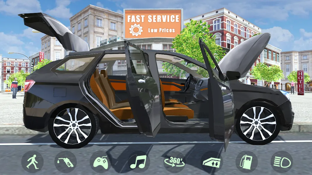 Russian Cars: VestaSW [МОД: Много денег, Монет и Все открыто] Screenshot 1