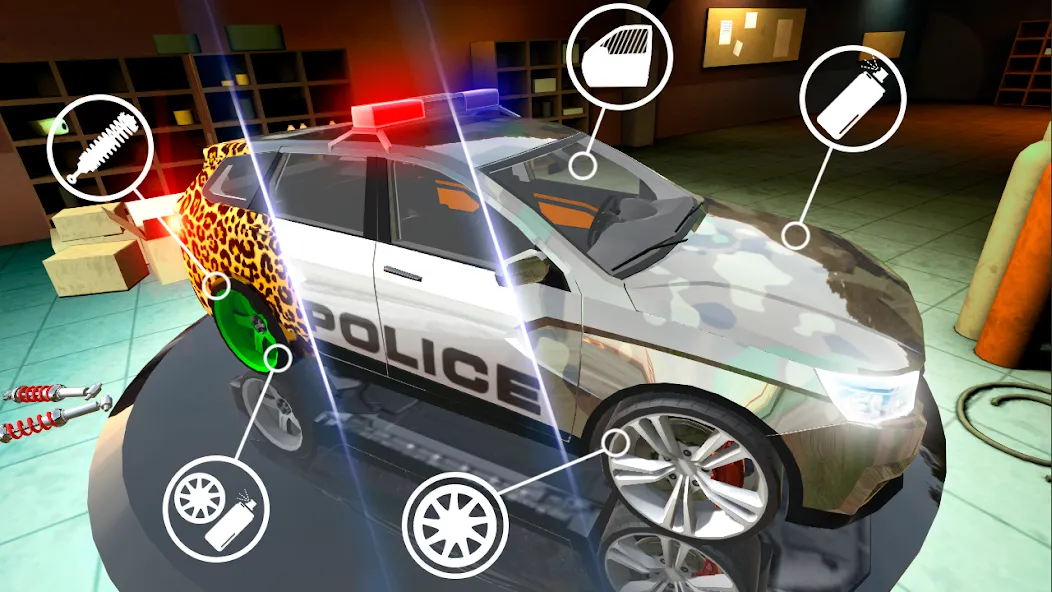 Russian Cars: VestaSW [МОД: Много денег, Монет и Все открыто] Screenshot 2