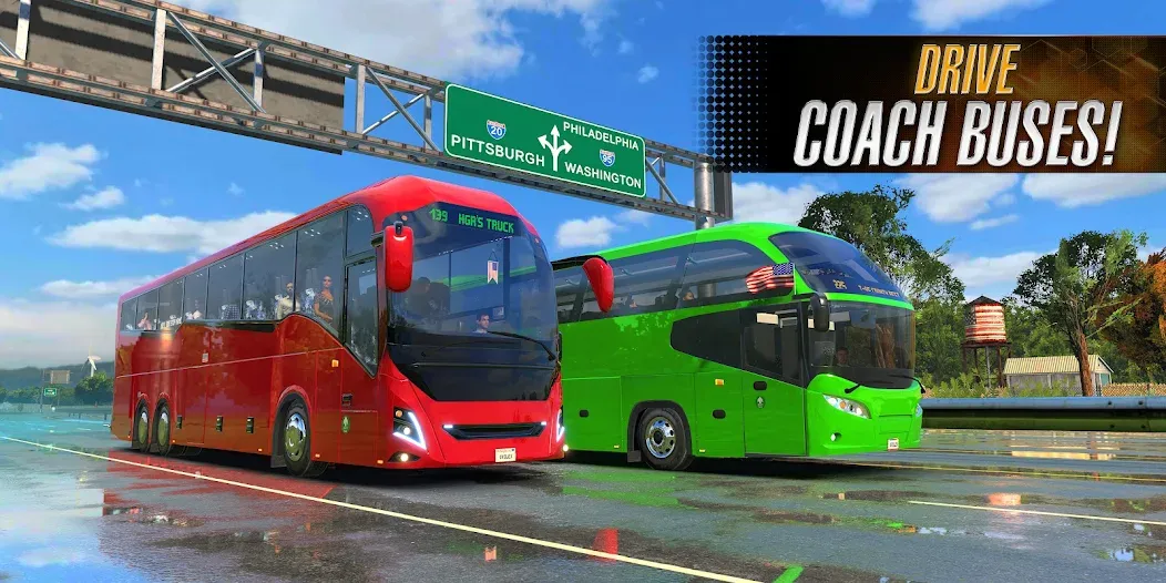 Bus Simulator 2023 (Бус Симулятор 2023) [МОД: Все открыто, Дополнительные деньги и Меню MOD] Screenshot 3