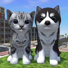Скачать Cute Cat And Puppy World (Кьют Кэт Энд Паппи Ворлд) [МОД: Меню, Бесконечные монеты и Открытые уровни] | Взлом Cute Cat And Puppy World на Андроид