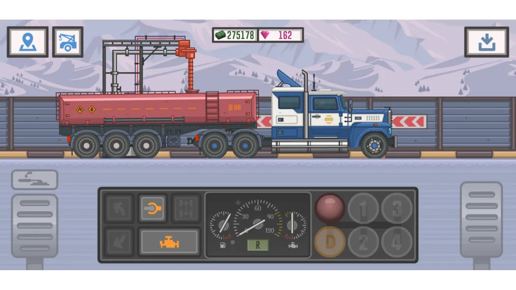 Trucker and Trucks [МОД: Много монет, Открытые уровни и Мега MOD] Screenshot 3