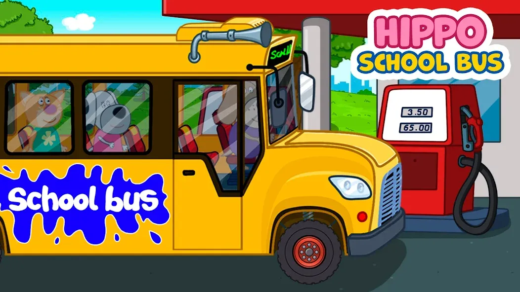 Kids School Bus Adventure [МОД: Все открыто, Дополнительные деньги и Меню MOD] Screenshot 2