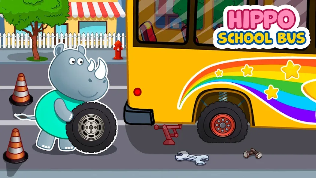 Kids School Bus Adventure [МОД: Все открыто, Дополнительные деньги и Меню MOD] Screenshot 4