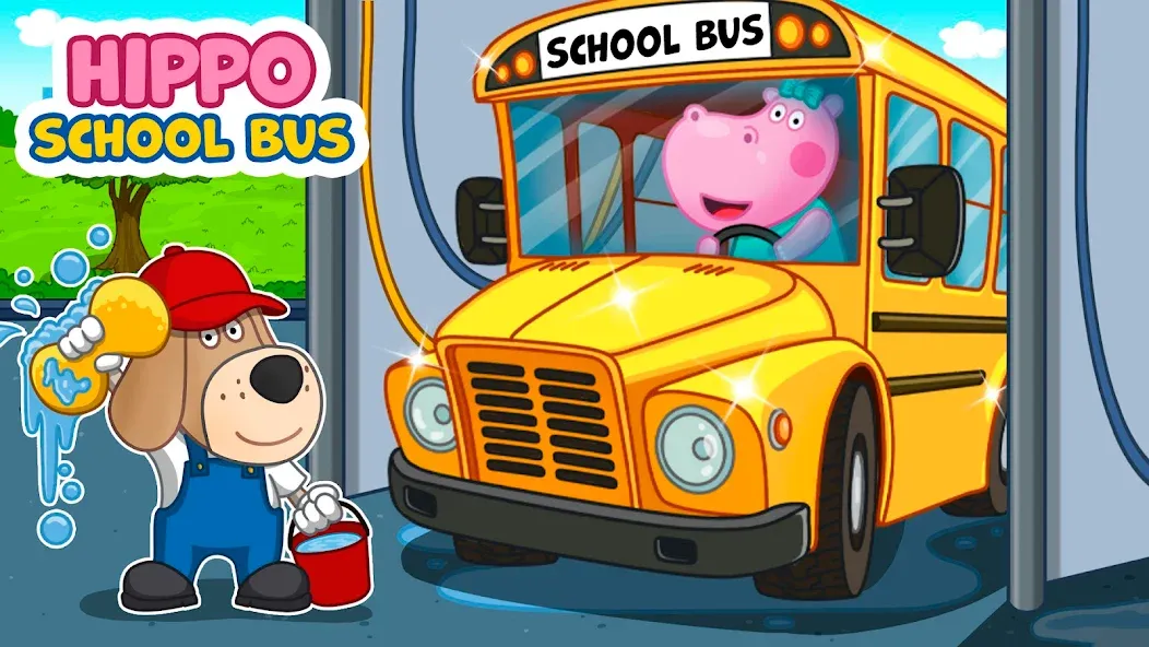 Kids School Bus Adventure [МОД: Все открыто, Дополнительные деньги и Меню MOD] Screenshot 5