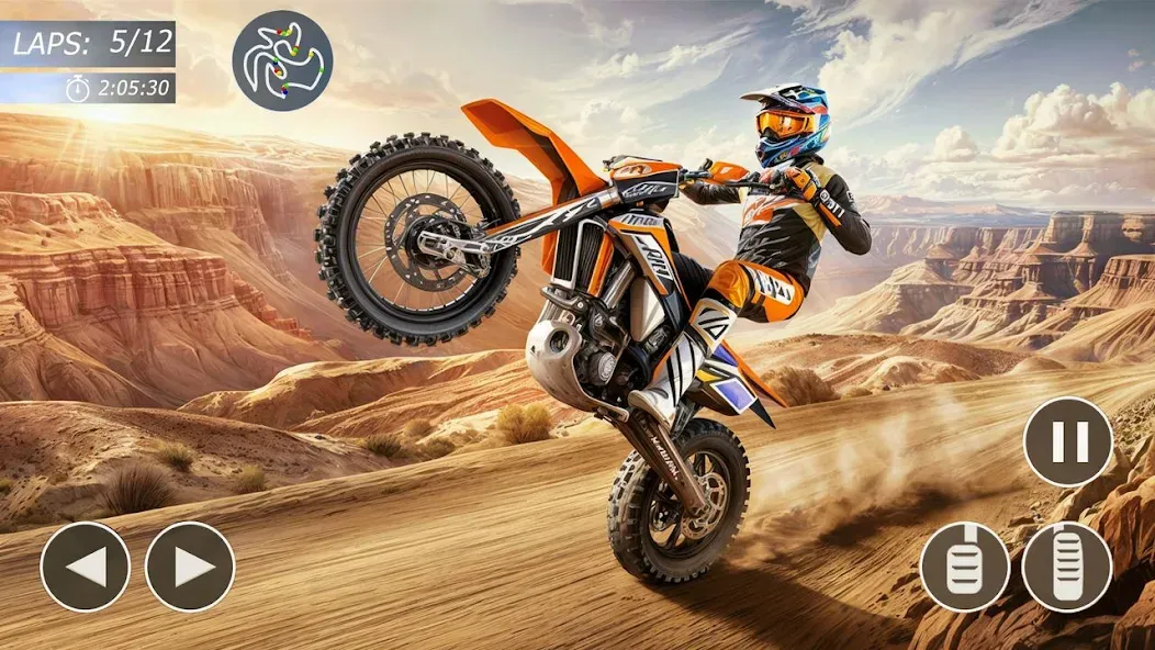 MX Bikes: Motocross Dirt bikes [МОД: Много монет, Открытые уровни и Мега MOD] Screenshot 3