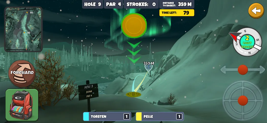 Disc Golf Valley (Диск Гольф Вэлли) [МОД: Много монет, Открытые уровни и Мега MOD] Screenshot 2