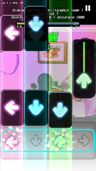 OsuAnime Bling Bang Bang Born (Уии Фанкин Етелед ФНФ Мод) [МОД: Много монет, Открытые уровни и Мега MOD] Screenshot 3