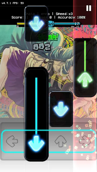 OsuAnime Bling Bang Bang Born (Уии Фанкин Етелед ФНФ Мод) [МОД: Много монет, Открытые уровни и Мега MOD] Screenshot 4