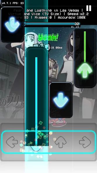 OsuAnime Bling Bang Bang Born (Уии Фанкин Етелед ФНФ Мод) [МОД: Много монет, Открытые уровни и Мега MOD] Screenshot 5