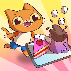 Скачать Simba Cafe [МОД: Меню, Бесконечные монеты и Открытые уровни] | Взлом Simba Cafe на Андроид