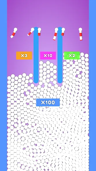 Balls and Ropes: Cut 'n Bounce (Боллс энд Роупс) [МОД: Деньги, Монеты и Меню MOD] Screenshot 3