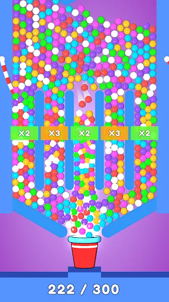 Balls and Ropes: Cut 'n Bounce (Боллс энд Роупс) [МОД: Деньги, Монеты и Меню MOD] Screenshot 4
