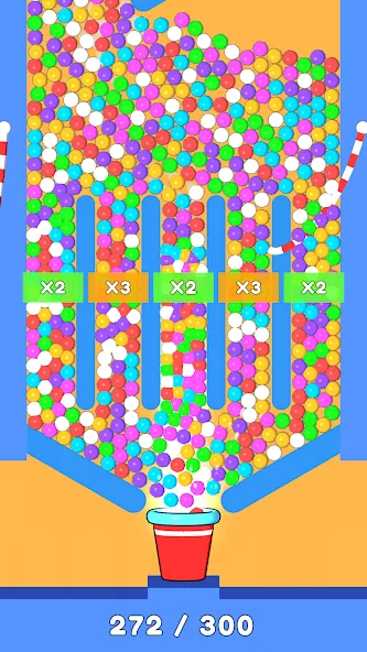 Balls and Ropes: Cut 'n Bounce (Боллс энд Роупс) [МОД: Деньги, Монеты и Меню MOD] Screenshot 5