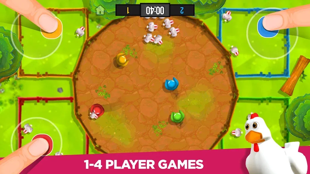 Stickman Party 2 3 4 MiniGames (Стикман Пати) [МОД: Меню, Бесконечные монеты и Открытые уровни] Screenshot 2