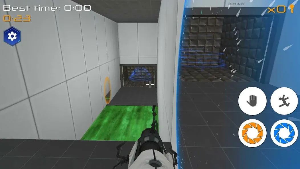 Portal Maze 2 game 3D aperture [МОД: Много монет, Открытые уровни и Мега MOD] Screenshot 3