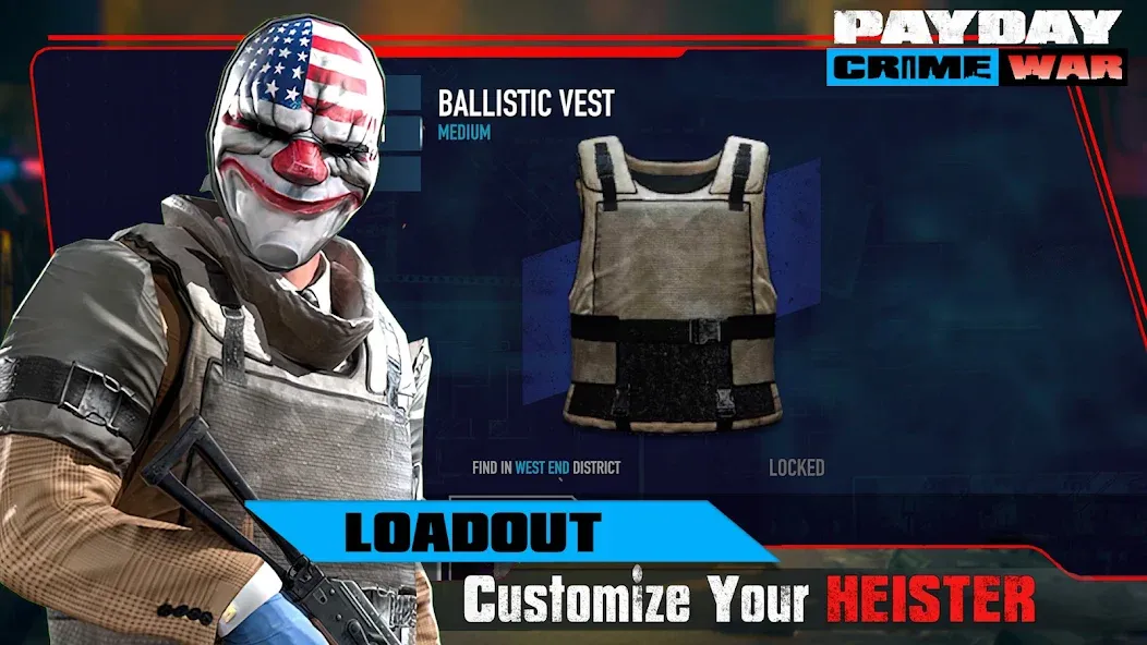 PAYDAY: Crime War (Пейдей) [МОД: Бесконечные деньги, Монеты и Мега MOD] Screenshot 1