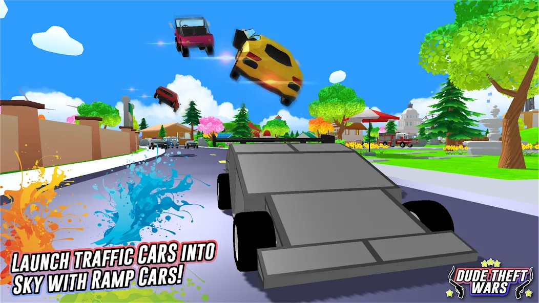 Dude Theft Wars Shooting Games (Дуд Тефт Варс) [МОД: Все открыто, Дополнительные деньги и Меню MOD] Screenshot 5